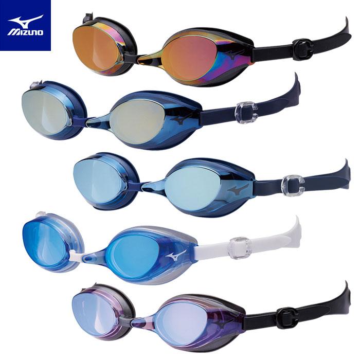 MIZUNO（ミズノ） スイミングゴーグル 曇り止め4倍長持ち ミラー FINA