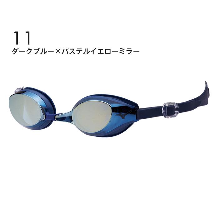 MIZUNO（ミズノ） スイミングゴーグル 曇り止め4倍長持ち ミラー FINA