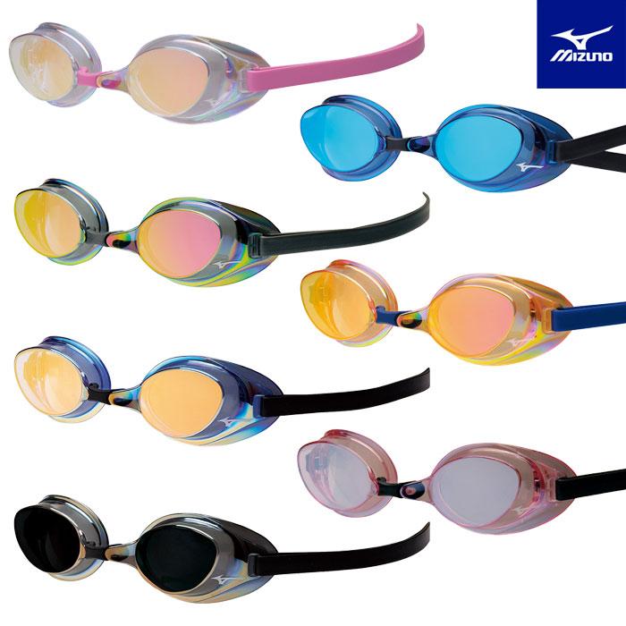 MIZUNO（ミズノ） スイミングゴーグル 日本製 アクセルアイ ミラー
