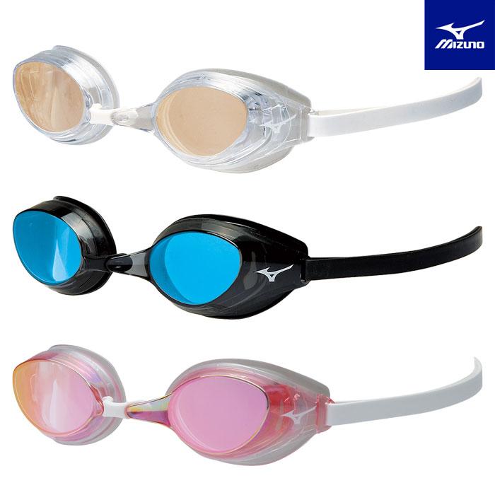 MIZUNO（ミズノ） スイミングゴーグル アクセルアイ ミラー 競泳 日本
