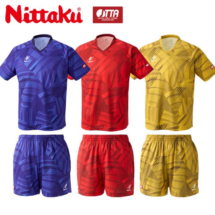 Nittaku（ニッタク） 卓球ユニフォーム 上下 メンズ 男女兼用 NW2223