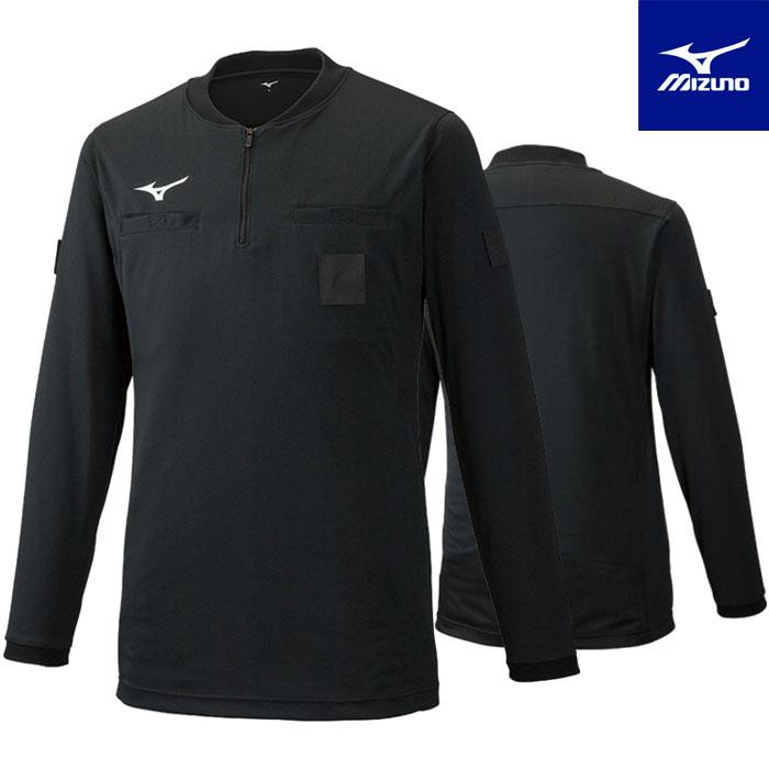 MIZUNO（ミズノ） サッカー 審判服 レフリーシャツ 長袖 両袖に面