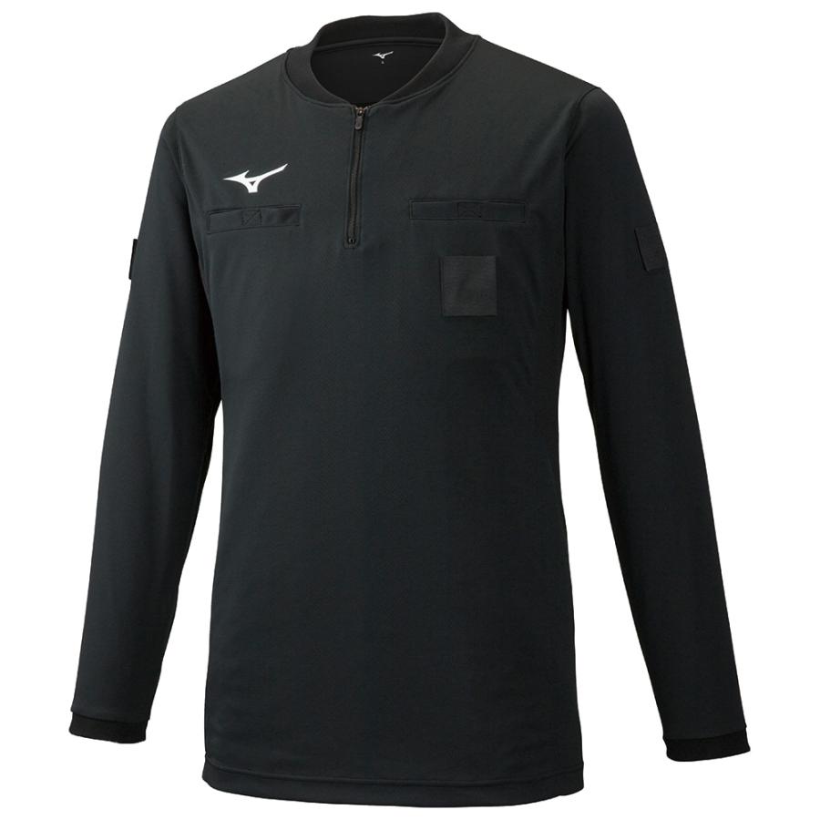 MIZUNO（ミズノ） サッカー 審判服 レフリーシャツ 長袖 両袖に面