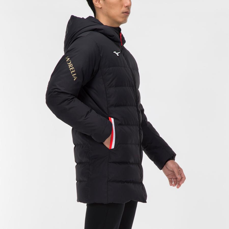 MIZUNO 送料無料 モレリア ダウン ハーフコート メンズ 男女兼用