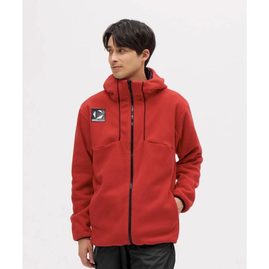 デサント フリースジャケット ST5FSWT0M RD00 レッド DESCENTE トレーニング フィットネス スウェット フリース DESCENTE（デサント） 送料無料 ムーブスポーツ フリース メンズ 保温