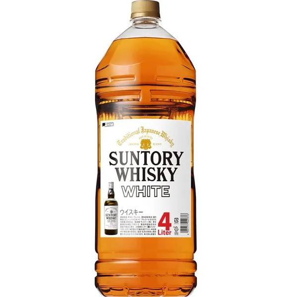 送料無料（一部地域を除く）】サントリーホワイト 4L 正規 1ケース4本