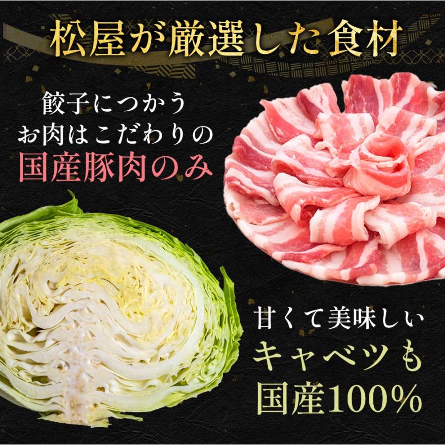 (メーカー希望小売価格10000円→3999円) 松軒中華食堂「餃子」5個×20パック 送料無料 レンジで完成 餃子 ぎょうざ ギョウザ 調理済 時短 保存食 松屋｜matsuyafoods｜10