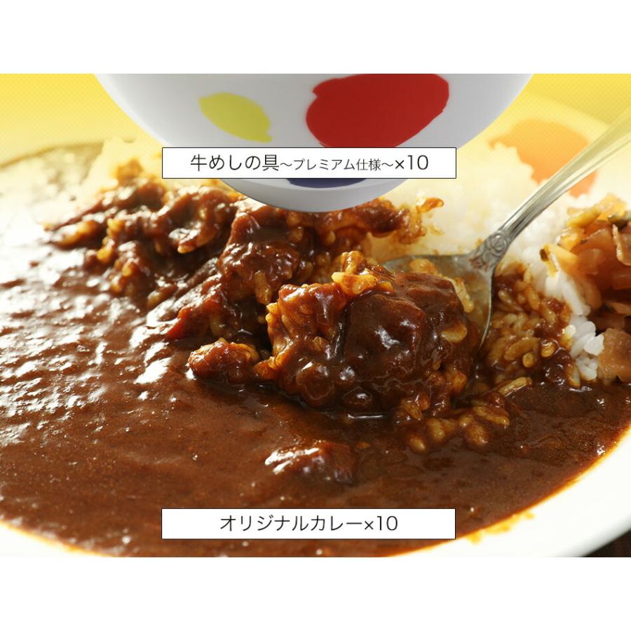 (メーカー希望小売価格9500円→4580円) 牛丼 牛丼の具 ＜松屋＞カレーギュウグルメ20個（プレミアム仕様牛めしの具×10 オリジナルカレー×10）｜matsuyafoods｜04