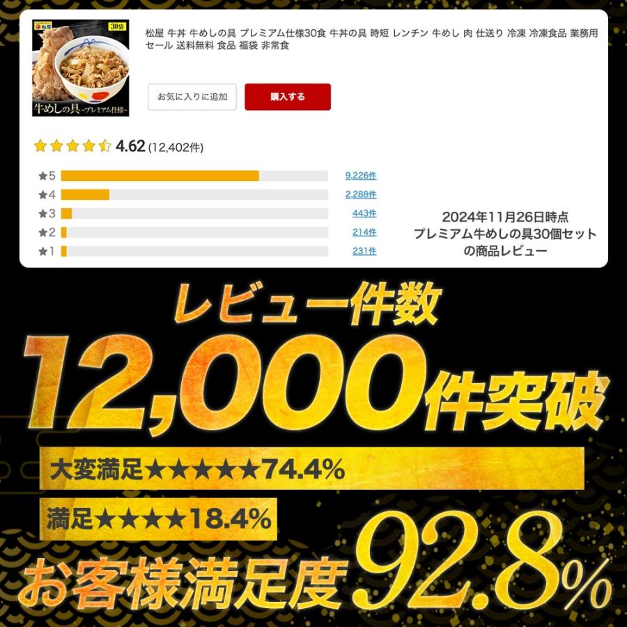 ZW 牛丼 牛丼の具 松屋 牛めしの具(プレミアム仕様)20個 牛丼の具 牛肉 おつまみ 食品 まつや 非常食 | 松屋 | 06