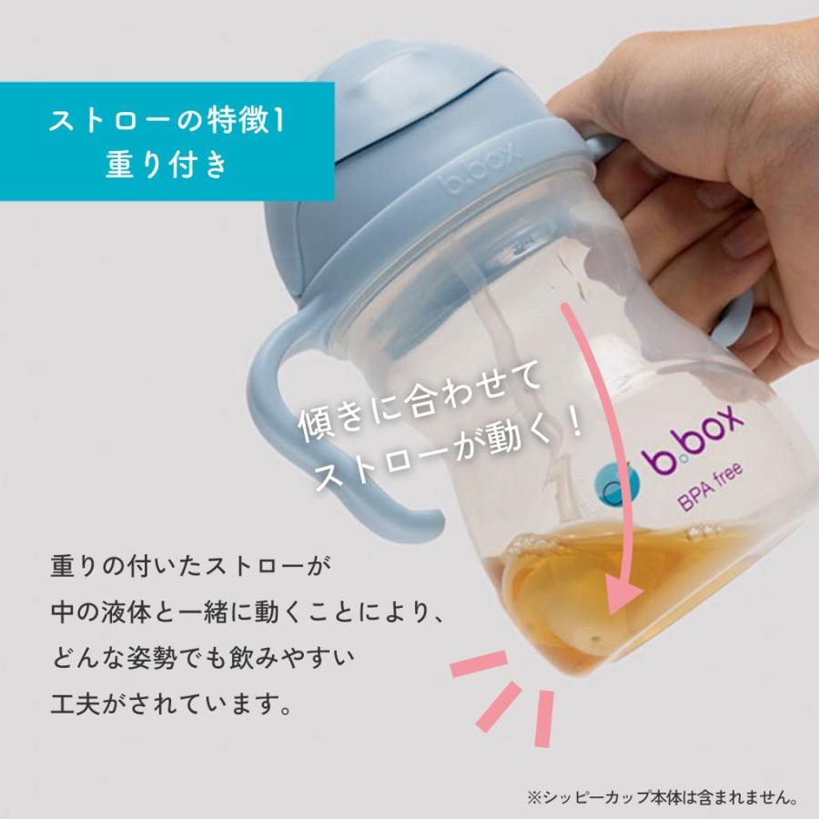 b.box（ビーボックス） シッピーカップ専用スペアストロー/クリーナー 