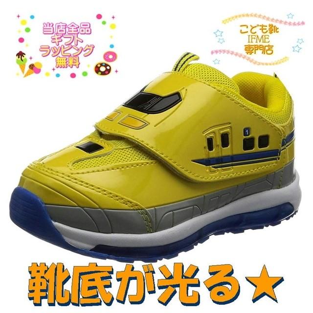 プラレール 新幹線モデル シューズ 子供靴 キッズ スニーカー 15m 19cm ドクターイエロー 光る P 松屋町萬 通販 Yahoo ショッピング