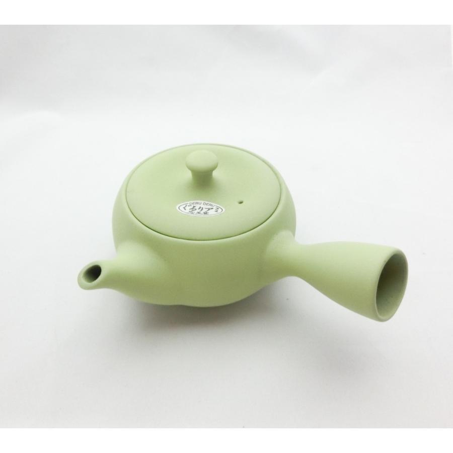 グルリアミ急須 黄緑 300cc 2〜3人分 ぐるりあみ : 鹿児島銘茶通販