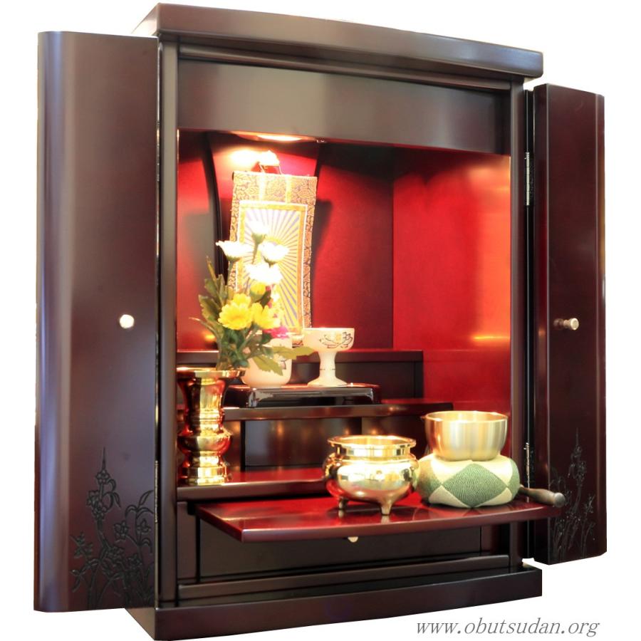 松山神仏具店 ミニ仏壇 仏具セット モダン仏壇 リマイン ワインレッド 16号 高50cm×幅35.3cm×奥28.2cm 過去帳 仏壇 神棚の松山神仏具店 ミニ仏壇 仏具セット モダン リマイン 16号 ワインレッド LED 照明 おしゃれ 小型 マンション 仏壇セット : 仏壇 ・神棚の松山神仏具店 - 通販 - Yahoo!ショッピング