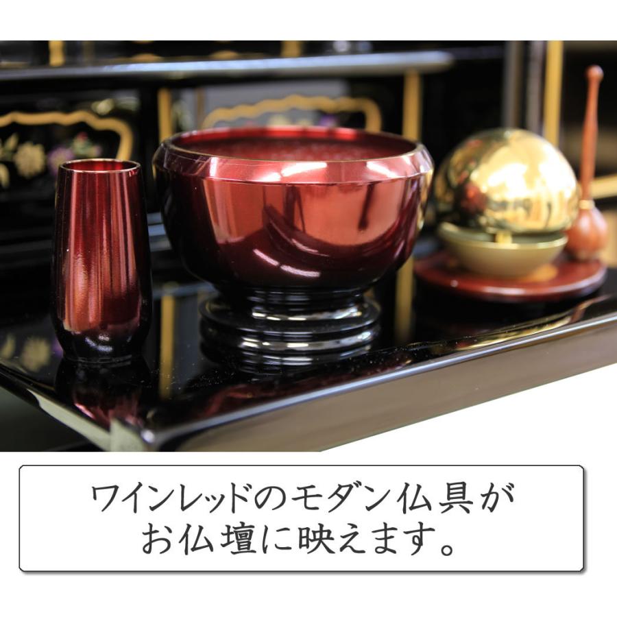 仏壇 神棚の松山神仏具店 ミニ仏壇 仏具セット 金仏壇 モダン 花鏡 16