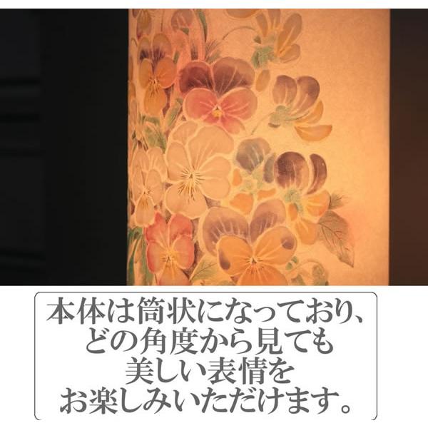 盆提灯(盆ちょうちん) モダン提灯 回転 長良の小路(ながらのこみち) ブーケ 欅調_4