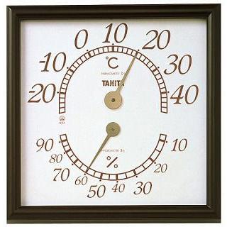 TANITA（タニタ）　壁掛けタイプ 温湿度計（温度計） オフィスキング 5485