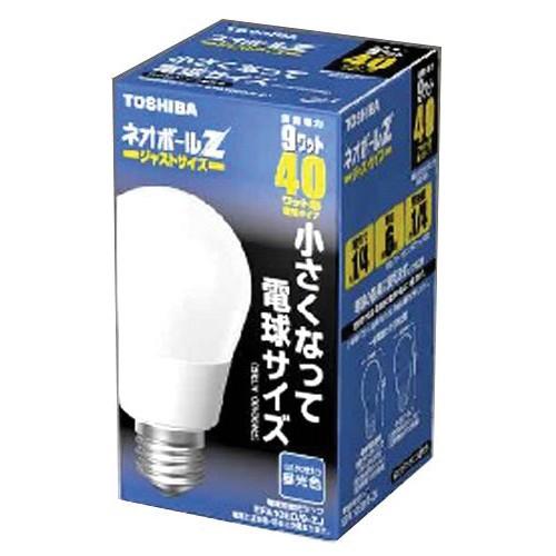 東芝 電球型蛍光灯 EFA10ED/9-ZJ 40Wタイプ 昼光色 口金E26