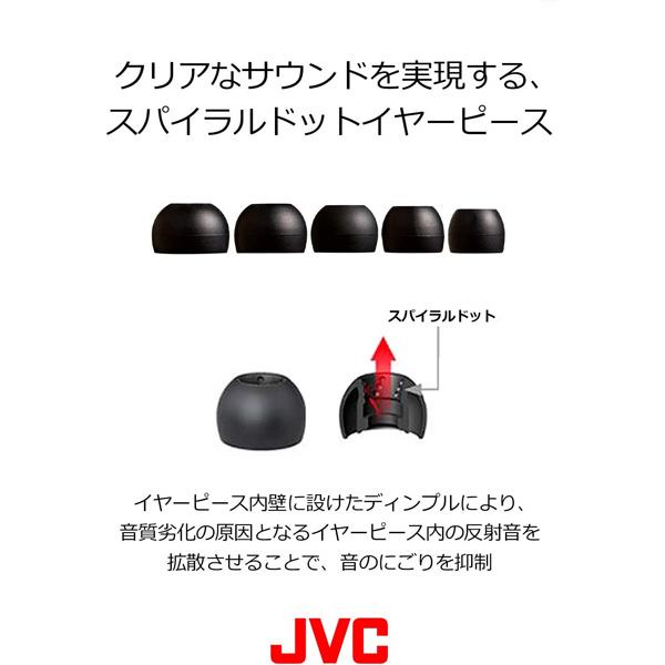 JVC カナル型イヤホン ハイレゾ対応 HA-FD02 フルステンレスボディ