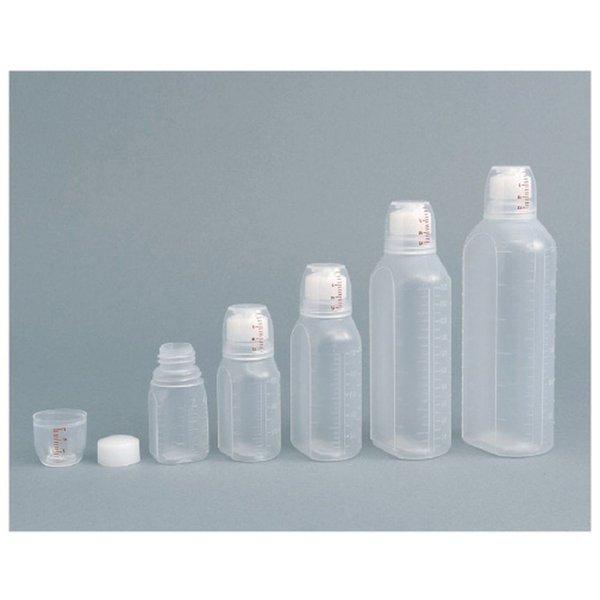 投薬瓶ハイユニット（未滅菌） キャップ：透明 200CC（100ポンイリ） 1梱 エムアイケミカル 19-7320-0306 その他健康管理、計測計