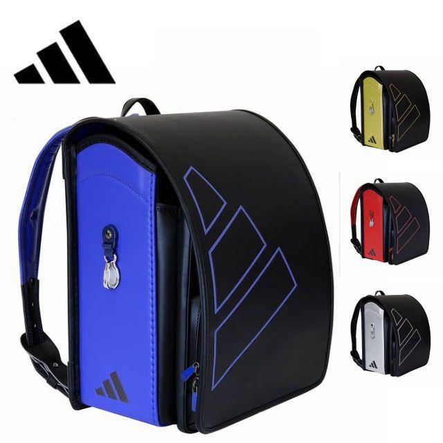 人気　ランドセル　男の子　A4フラットファイル対応　サッカー　小学生　黒×青 adidas（アディダス） 2027年モデル ランドセル アディダスストライク