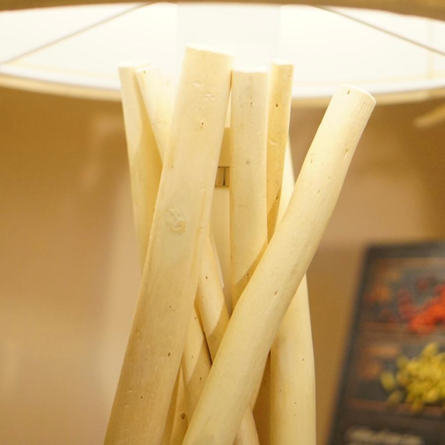 DRIFT WOOD TABLE LAMP ドリフトウッド・テーブルランプ 流木のテーブルランプ 照明 LED電球付 ビーチカフェ風 流木インテリア テーブルライト｜mattarelaxing｜10