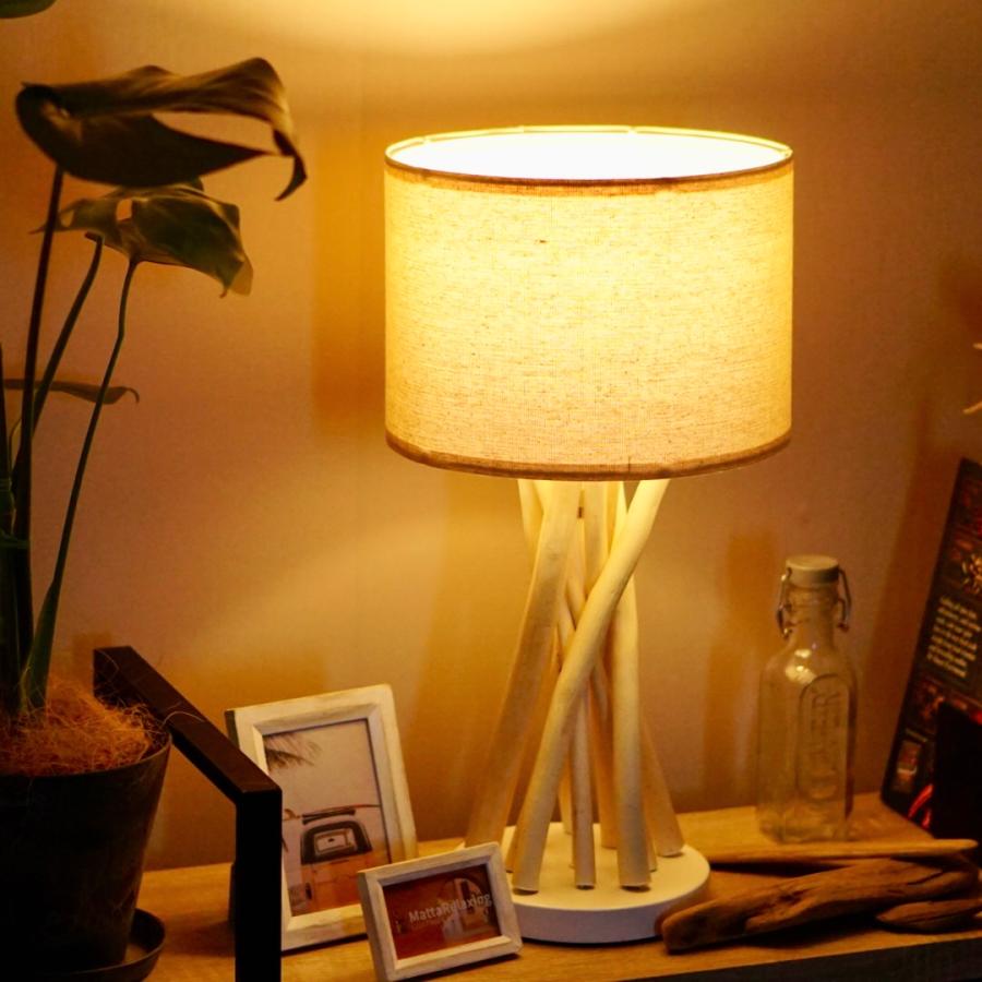 DRIFT WOOD TABLE LAMP ドリフトウッド・テーブルランプ 流木のテーブルランプ 照明 LED電球付 ビーチカフェ風 流木インテリア テーブルライト｜mattarelaxing｜02