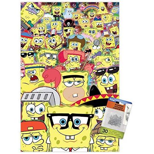 Nickelodeon Spongebob Disguise Wall Poster With Push Pins 並行輸入品 内蔵型ssd Www Iedcolombiaaprende Edu Co