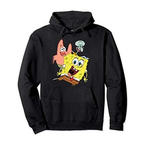 完璧 SpongeBob SquarePants Patrick,Squidward,Spongebob Pullover Hoodie[並行輸入品] ドレス