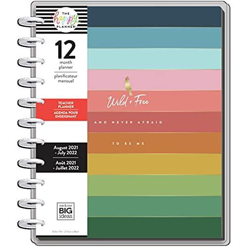 今日の超目玉 ビッグサイズ Planner Happy The 12ヶ月 教師 22年7月 21年8月 ジャングルテーマ ワイルド フリー 教師用プランナー 手帳 Www Collectiviteslocales Fr