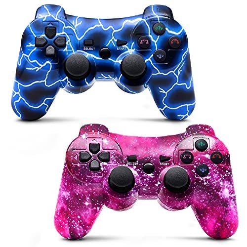 送料無料 即納 Bowei Ps3 Controller Wireless 2 Pack Double Shock Gamepad For Playstation 3 Discoversvg Com