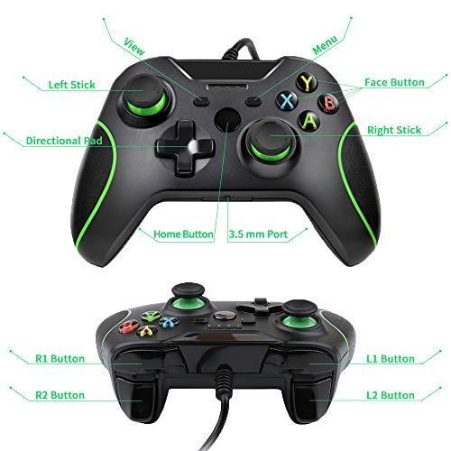 Sale 77 Off Zamia Xbox One 有線コントローラー 有線 ゲーミングコントローラー Usbゲームパッド ジョイパッド コントローラー デ Discoversvg Com