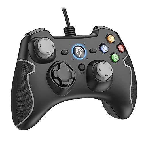 Easysmx 有線ゲームコントローラー Pcゲームパッド Turbo連射 振動機能搭載 Windows Ps3 Android Tv Boxに対応可 超特価激安