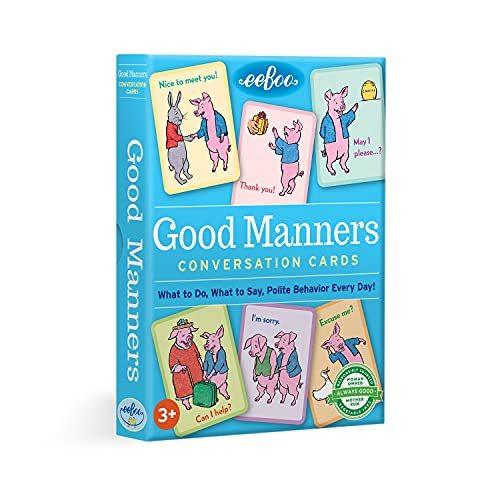 素晴らしい価格 (Good Manners) - eeBoo Good Manners Flash Cards[並行輸入品] ボードゲーム