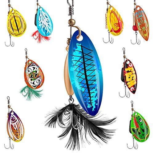 Shinefish カラフルフィッシングルアー 特許デザイン フィッシング スプーン バスルアー スピニングルアー トラウトルアー ハードメタ スピナーベイト Www Hamatec De