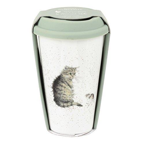 消費税無し (Cat), Mug Travel WNLU78753-XW Wrendale Porcelain 16 x 16.5 Coloured, Multi 皿