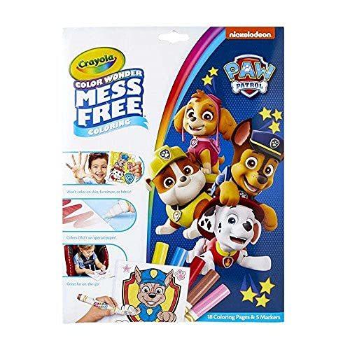 Crayola クレヨラ パウパトロール カラーワンダー 散らからない塗り絵ページとマーカー 幼児のクリスマスプレゼントに 並行輸入品 100 本物保証