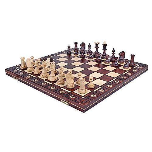 The Zaria - Unique Wood Chess Set, Pieces, Chess Board & Storage並行輸入品 - 4