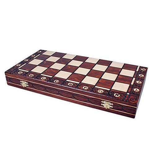 The Zaria - Unique Wood Chess Set, Pieces, Chess Board & Storage並行輸入品 - 6