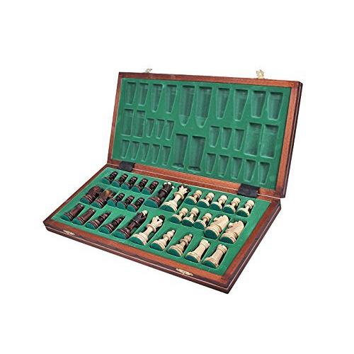 The Zaria - Unique Wood Chess Set, Pieces, Chess Board & Storage並行輸入品 - 7