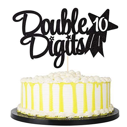 Palasasa ダブル桁 10歳 ケーキトッパー 10歳の誕生日ケーキトッパーデコレーション 男の子 女の子 10歳の誕生日ケーキデコレーション Ys 生活雑貨の店マシュー 通販 Yahoo ショッピング