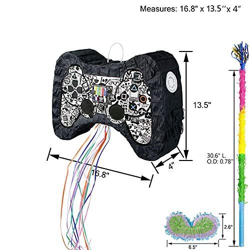 ゲームコントローラー ピニャータ 小さなピニャータ 誕生日 記念日 お祝い デコレーション テーマ パーティー シンコ デ マヨ フィエスタ スティッ 最適な価格
