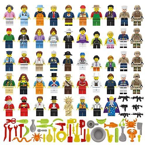 即納！最大半額！ People Little Miin Toy Peop Community Bricks Building Minifigures 48 of Set 電子玩具