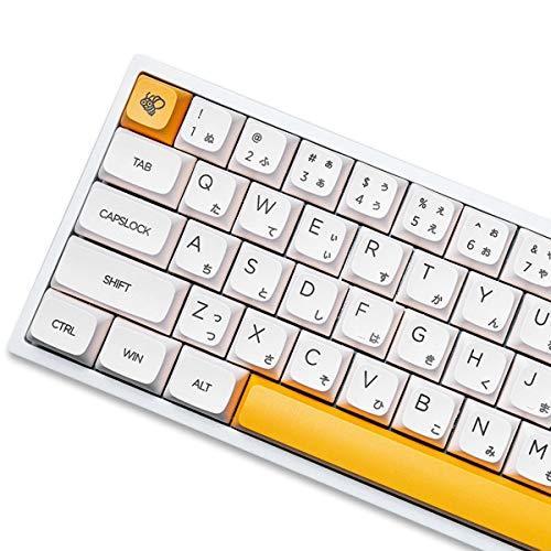 140キー Pbtキーキャップ Dye Sub Xda プロファイル ミルクとハニーテーマ メカニカルゲームキーボード用 Cherry Gateron Ys 生活雑貨の店マシュー 通販 Yahoo ショッピング