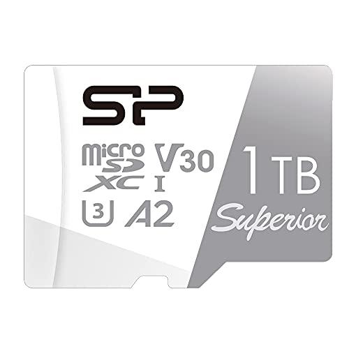 Silicon Power 1TB Superior Micro SDXC UHSI (U3), V30 4K A2, Compatible