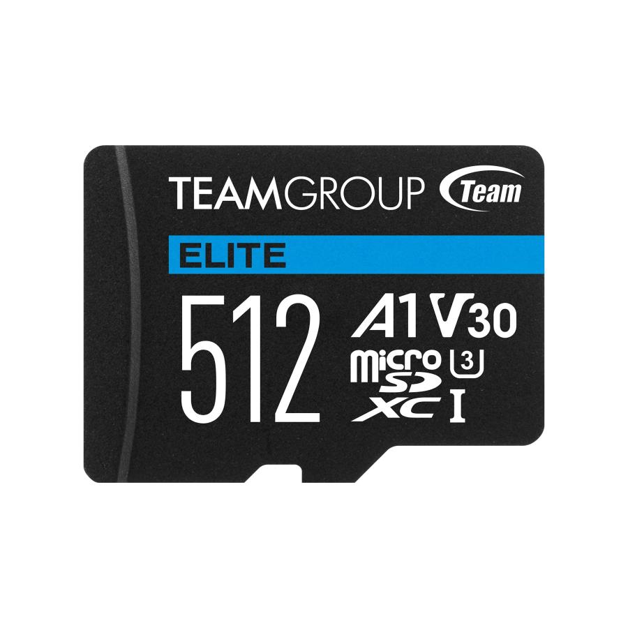 TEAMGROUP Elite A1 512GB microSDXC UHSI U3 V30 A1 高速フラッシュメモリーカード スマート