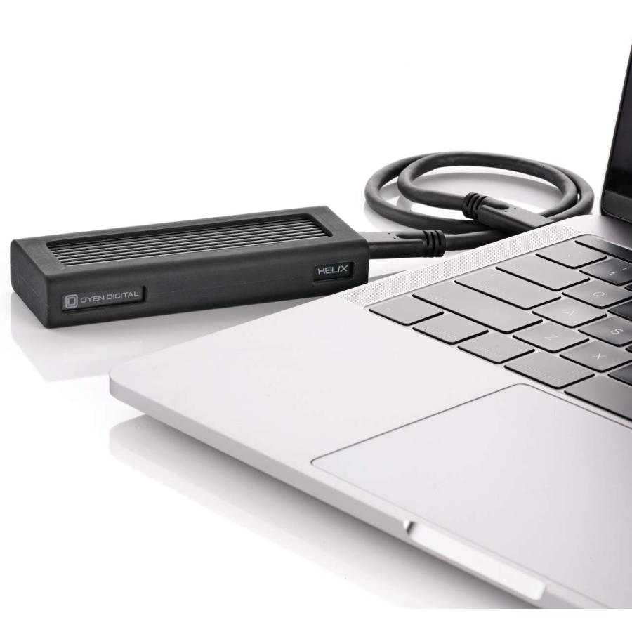 2021【2021Oyen Digital Helix Dura 1TB USB-C NVMe Portable SSD, Up