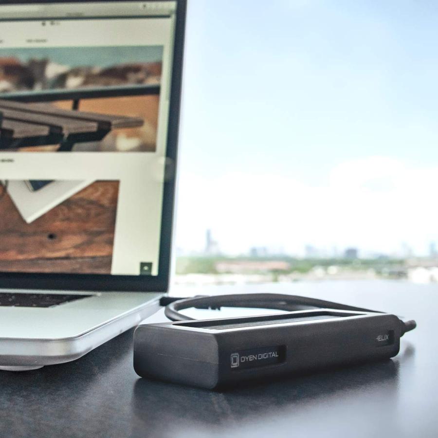 2021【2021Oyen Digital Helix Dura 1TB USB-C NVMe Portable SSD, Up