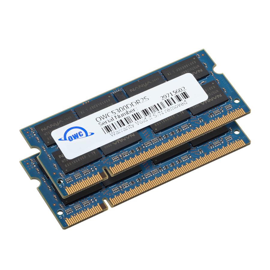 OWC 2GB (2 x 1GB) PC5300 DDR2 667MHz SO-DIMMs Memory Compatible with ...