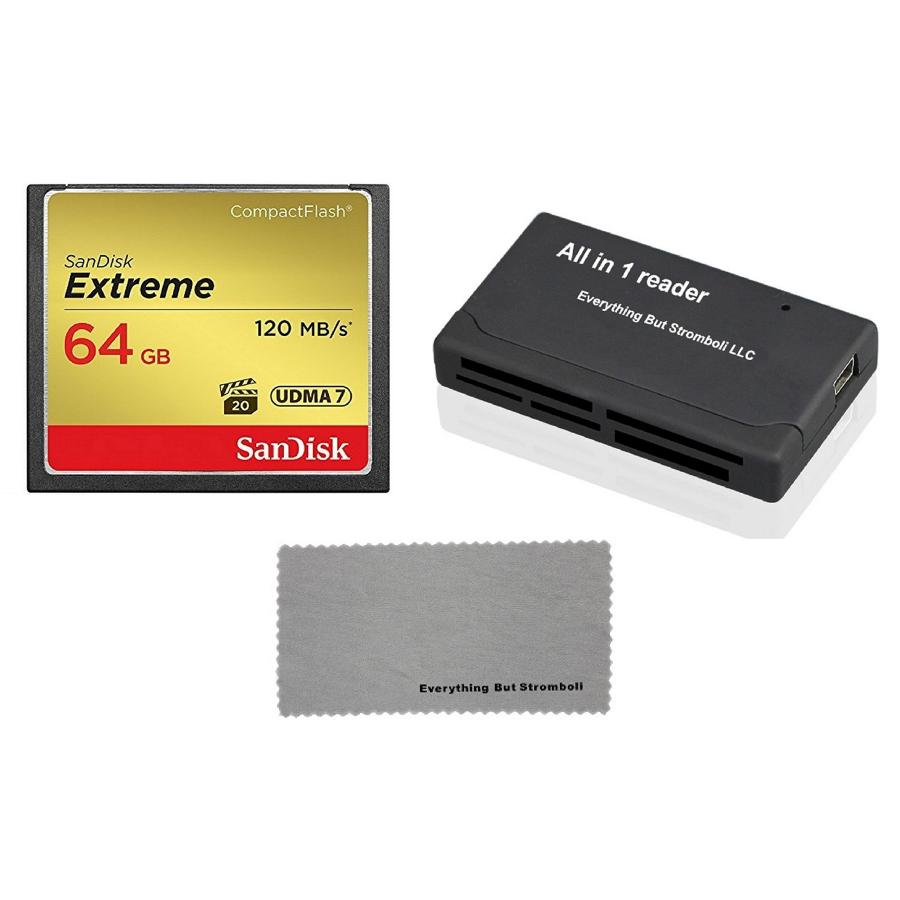 SanDisk Extreme 64GB CompactFlash CF Memory Card works with Nikon D300