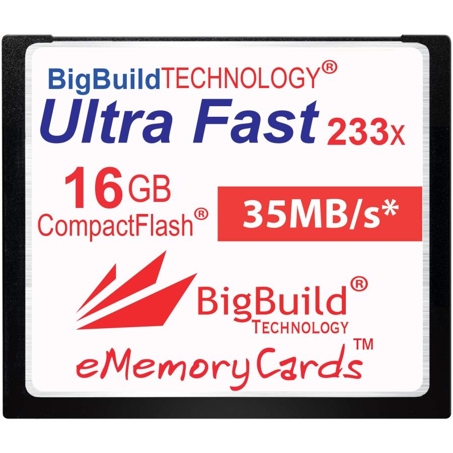 eMemoryCards 16GB Ultra Fast 35MB/s CompactFlash memory card compatible